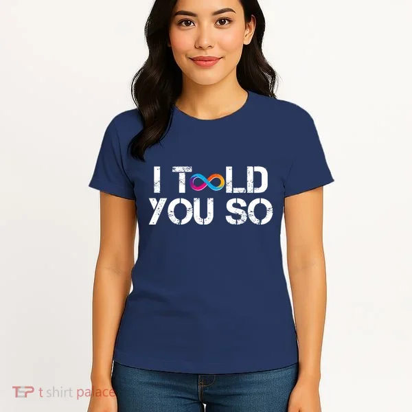 Internet Computer Icp Cryptocurrency Logo I Told You So Women's T-Shirt