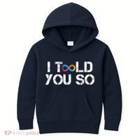 Internet Computer Icp Cryptocurrency Logo I Told You So Kids Hoodie thumb 0