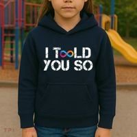 Internet Computer Icp Cryptocurrency Logo I Told You So Kids Hoodie thumb 3