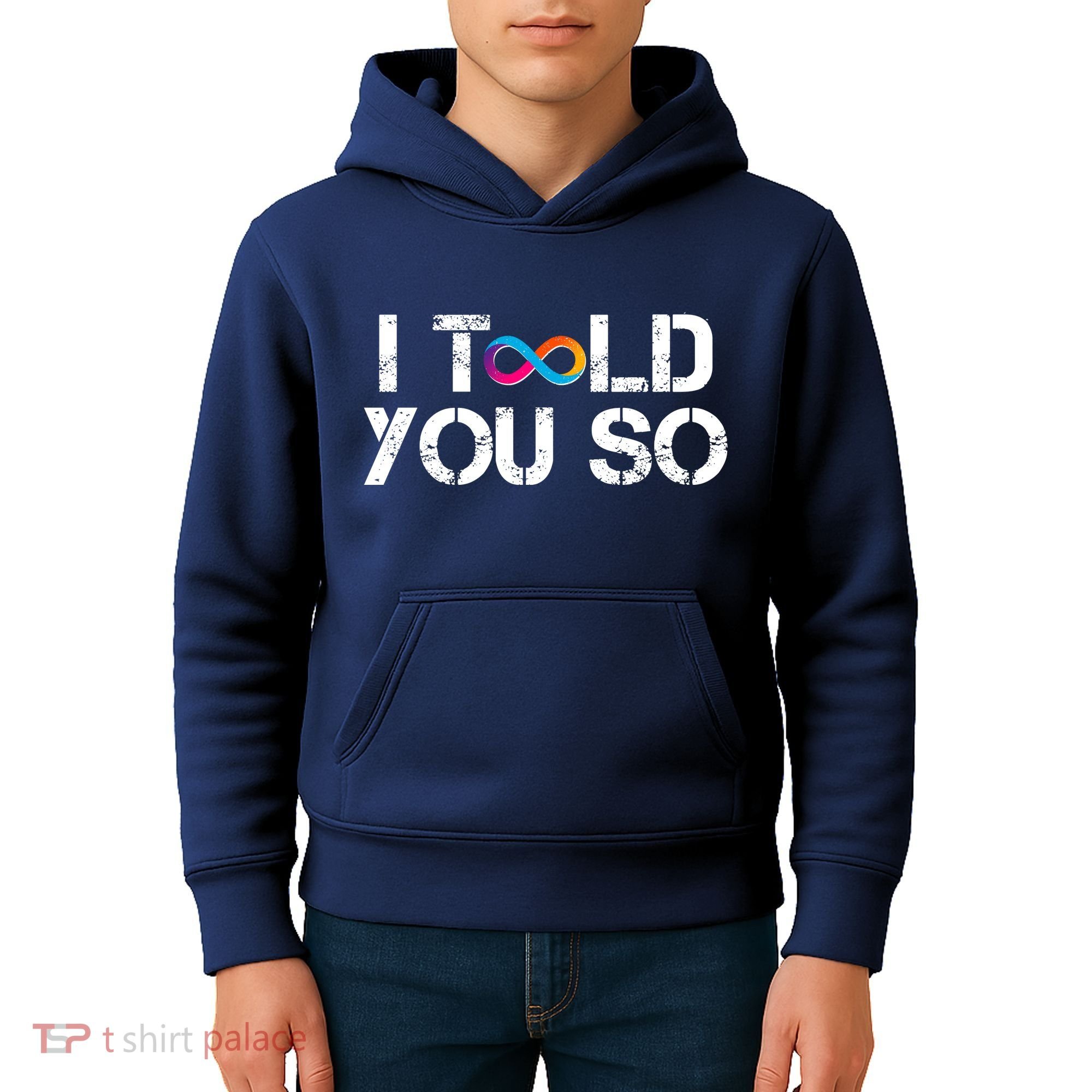 Internet Computer Icp Cryptocurrency Logo I Told You So Kids Hoodie