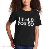 Internet Computer Icp Cryptocurrency Logo I Told You So Kids T-Shirt thumb 2