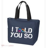 Internet Computer Icp Cryptocurrency Logo I Told You So Tote Bag thumb 3