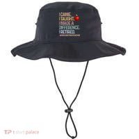 I Came I Taught I Made A Difference I Retired Bucket Hat thumb 0