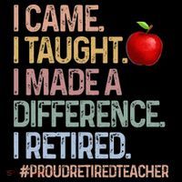 I Came I Taught I Made A Difference I Retired Women's Hoodie thumb 2