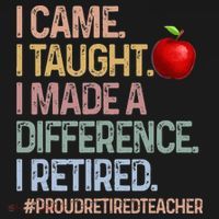 I Came I Taught I Made A Difference I Retired Visor thumb 3