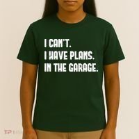 I Cant I Have Plans In The Garage Fathers Day Car Mechanics Short T-Shirt thumb 4
