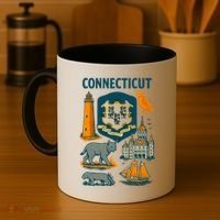 Iconic Connecticut Coffee Mug thumb 4