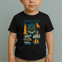 Iconic Connecticut Toddler T-Shirt thumb 2