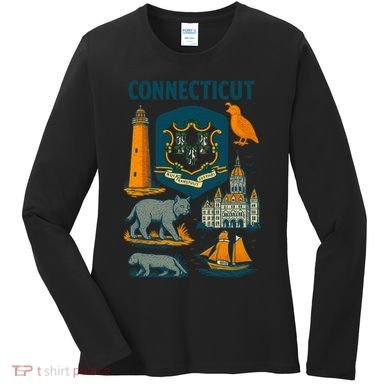 Iconic Connecticut Women's Long Sleeve Shirt