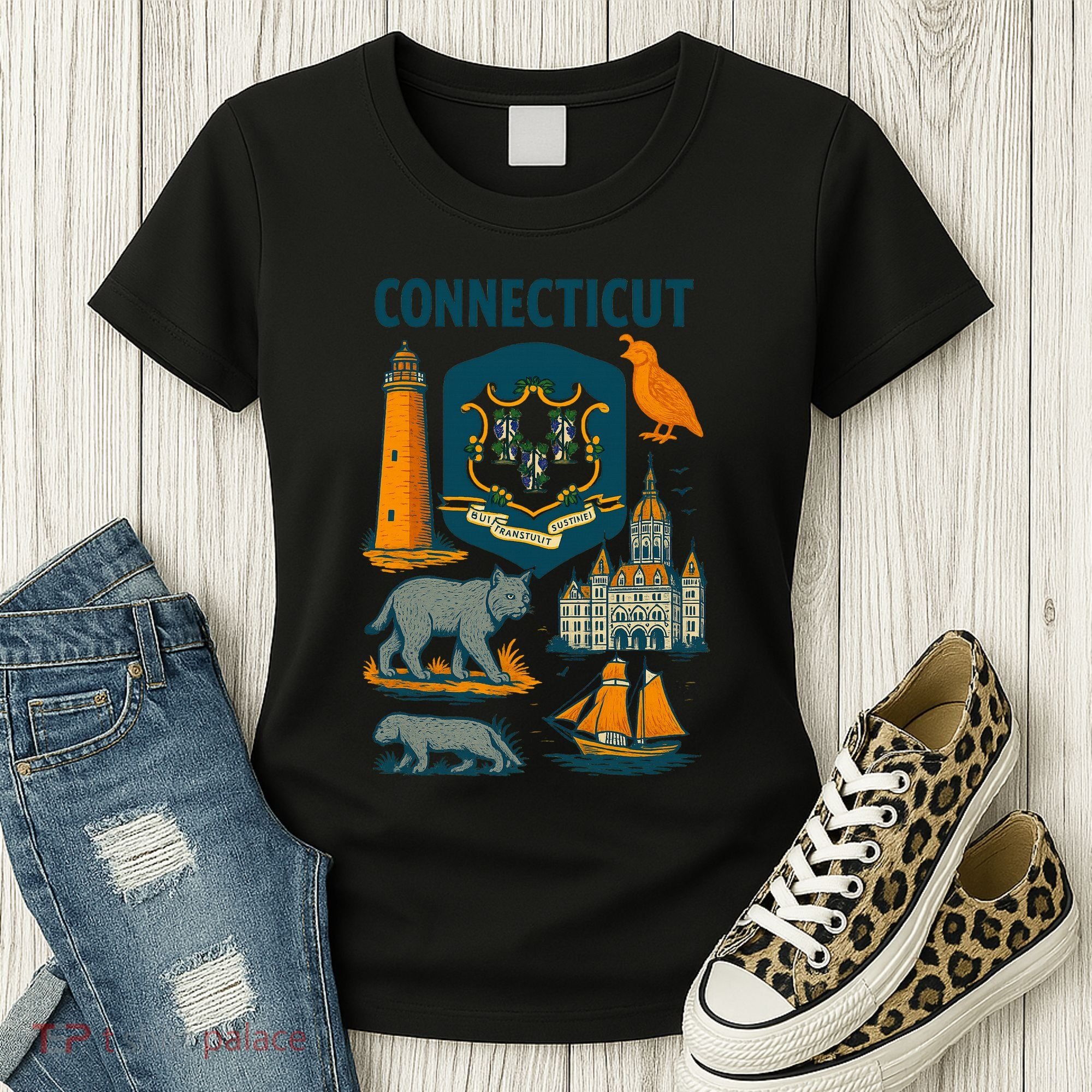 Iconic Connecticut Women's T-Shirt