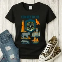 Iconic Connecticut Women's T-Shirt thumb 3