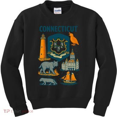 Iconic Connecticut Kids Sweatshirt