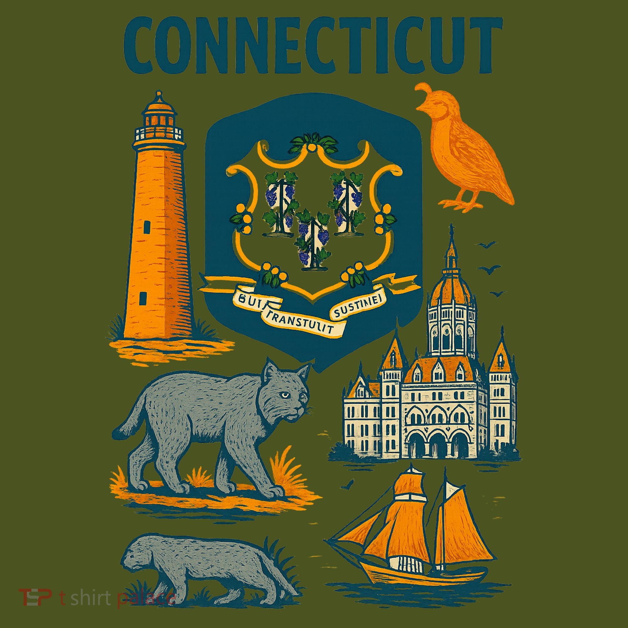 Iconic Connecticut Long Sleeve Shirt