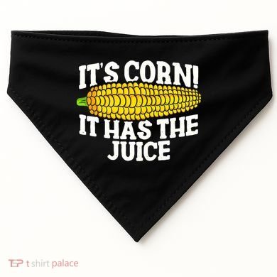It's Corn! It Has The Juice Meme Funny Cute Corn Song USA-Made Doggie Bandana