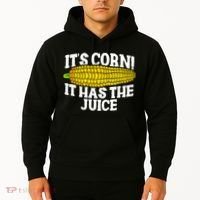 It's Corn! It Has The Juice Meme Funny Cute Corn Song Hoodie thumb 2