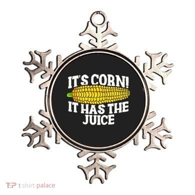 It's Corn! It Has The Juice Meme Funny Cute Corn Song Ornament