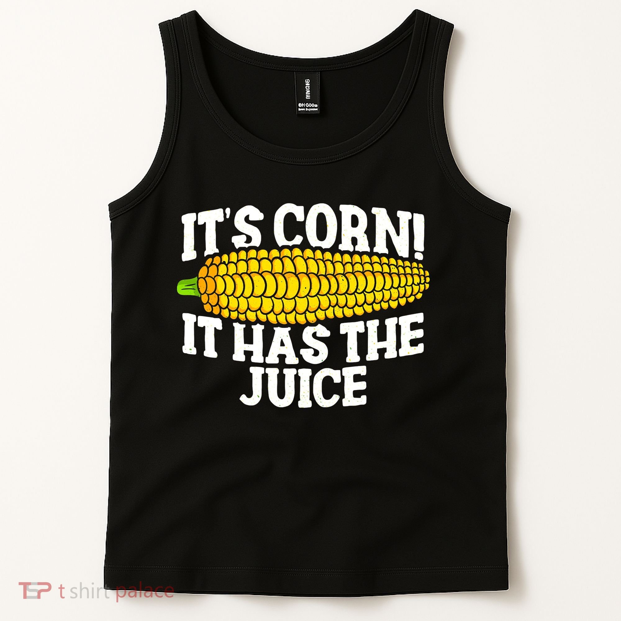 It's Corn! It Has The Juice Meme Funny Cute Corn Song Tank Top