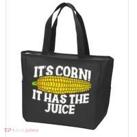 It's Corn! It Has The Juice Meme Funny Cute Corn Song Tote Bag thumb 3