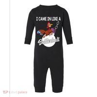 I Came In Like A Butterball Funny Thanksgiving Infant Fleece One Piece thumb 0