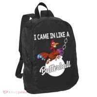 I Came In Like A Butterball Funny Thanksgiving Port Authority Crush Ripstop Backpack thumb 1