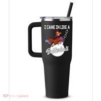 I Came In Like A Butterball Funny Thanksgiving 40oz Vacuum Insulated Stainless Steel Travel Tumbler thumb 2
