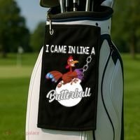 I Came In Like A Butterball Funny Thanksgiving Golf Towel thumb 2