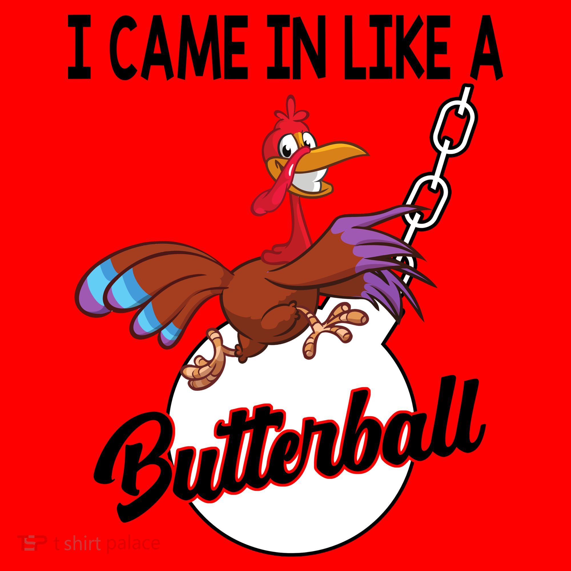 I Came In Like A Butterball Funny Thanksgiving Santa Hat