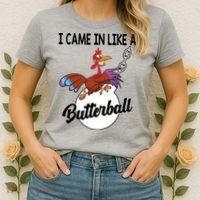 I Came In Like A Butterball Funny Thanksgiving Women's T-Shirt thumb 2