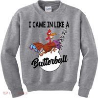 I Came In Like A Butterball Funny Thanksgiving Kids Sweatshirt thumb 0