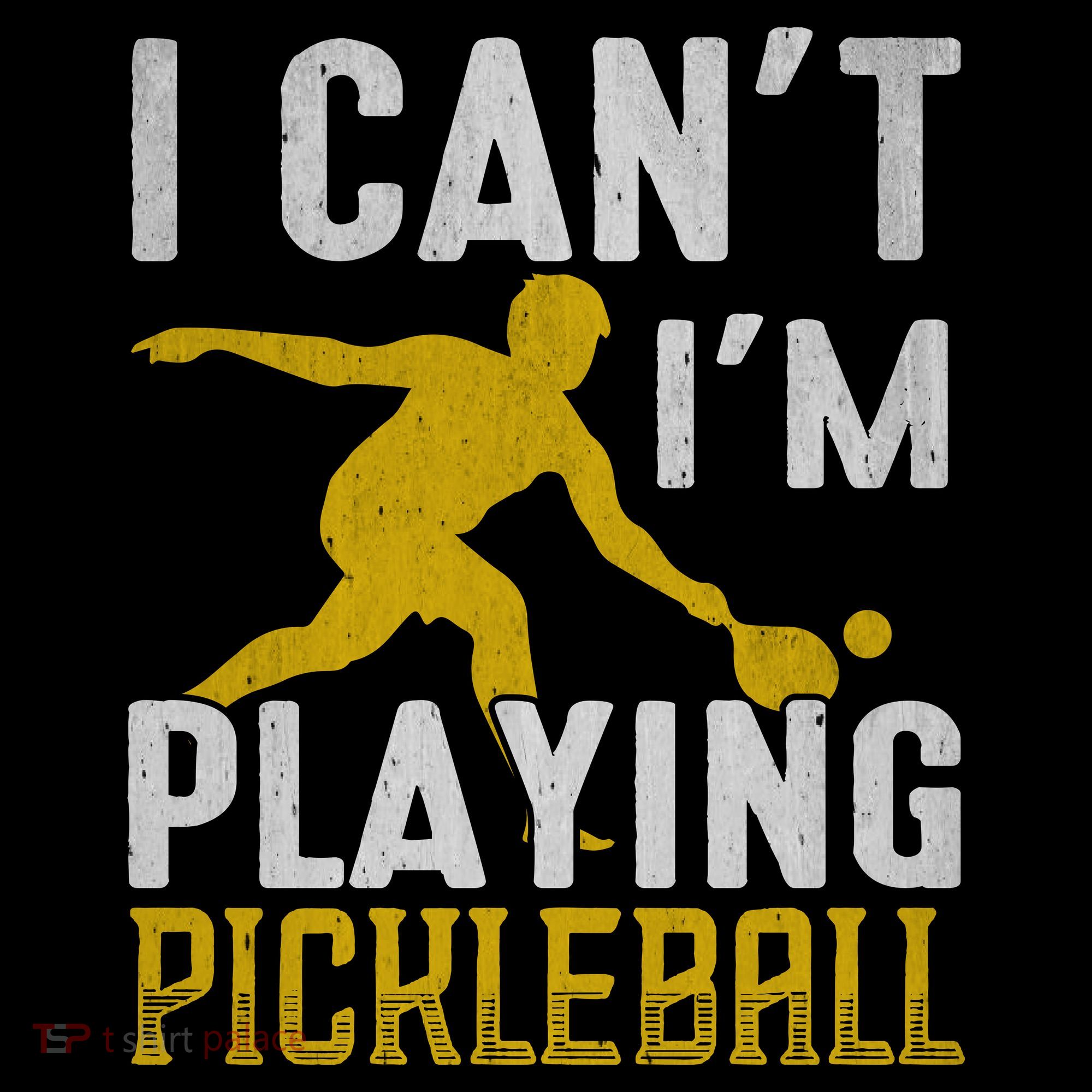 I Can't I'm Playing Pickleball Paddle Coffee Mug