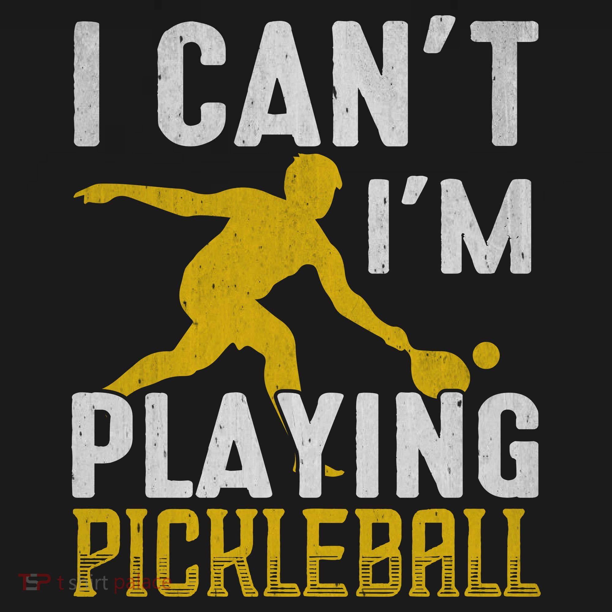 I Can't I'm Playing Pickleball Paddle Women's Hoodie