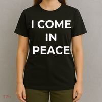 I COME IN PEACE I'M PEACE Apparels Funny Couple's Matching T-Shirt thumb 4