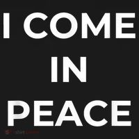 I COME IN PEACE I'M PEACE Apparels Funny Couple's Matching Women's Hoodie thumb 2