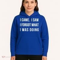 I Came I Saw I Forgot What I Was Doing Sarcastic Tee Gift Hoodie thumb 5