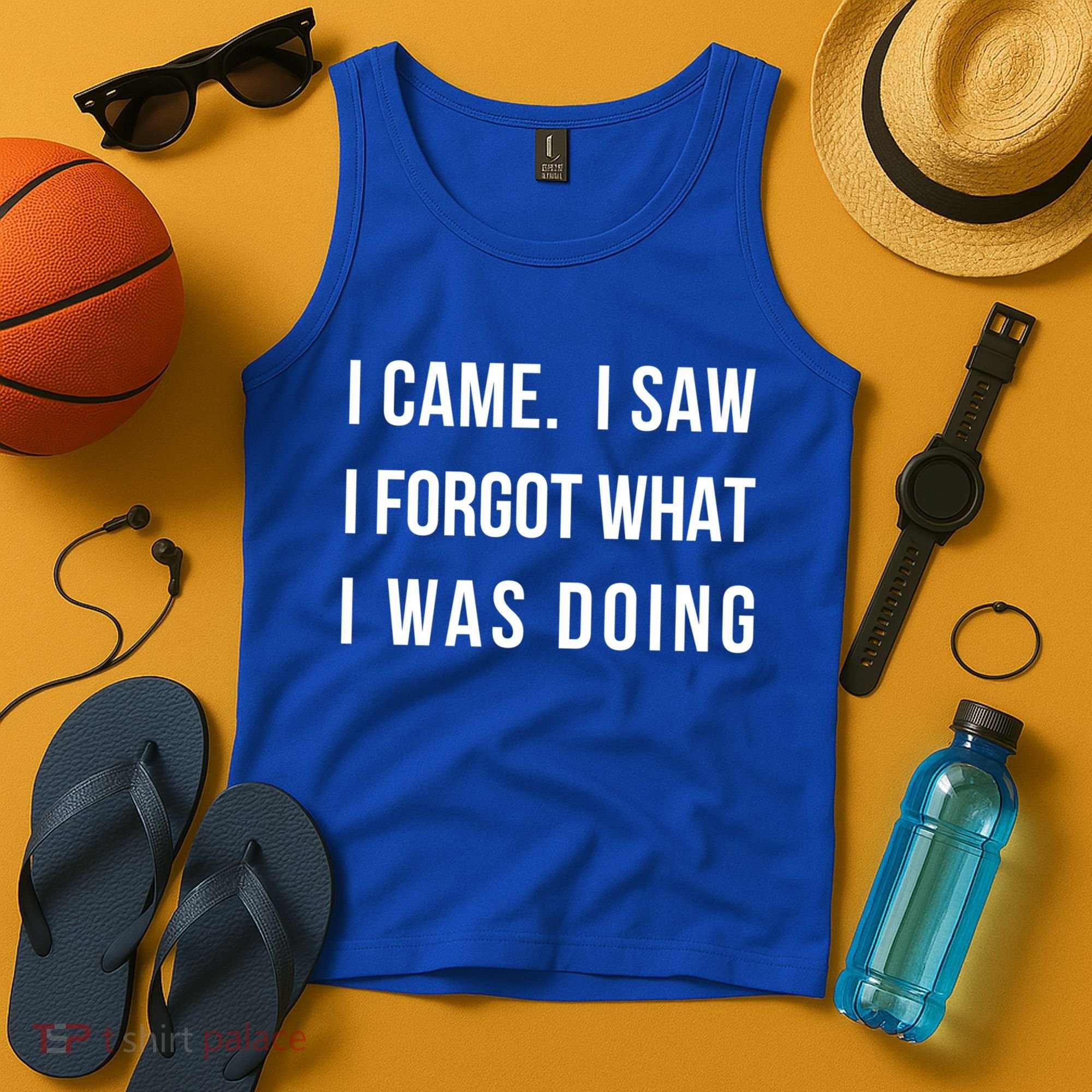 I Came I Saw I Forgot What I Was Doing Sarcastic Tee Gift Tank Top