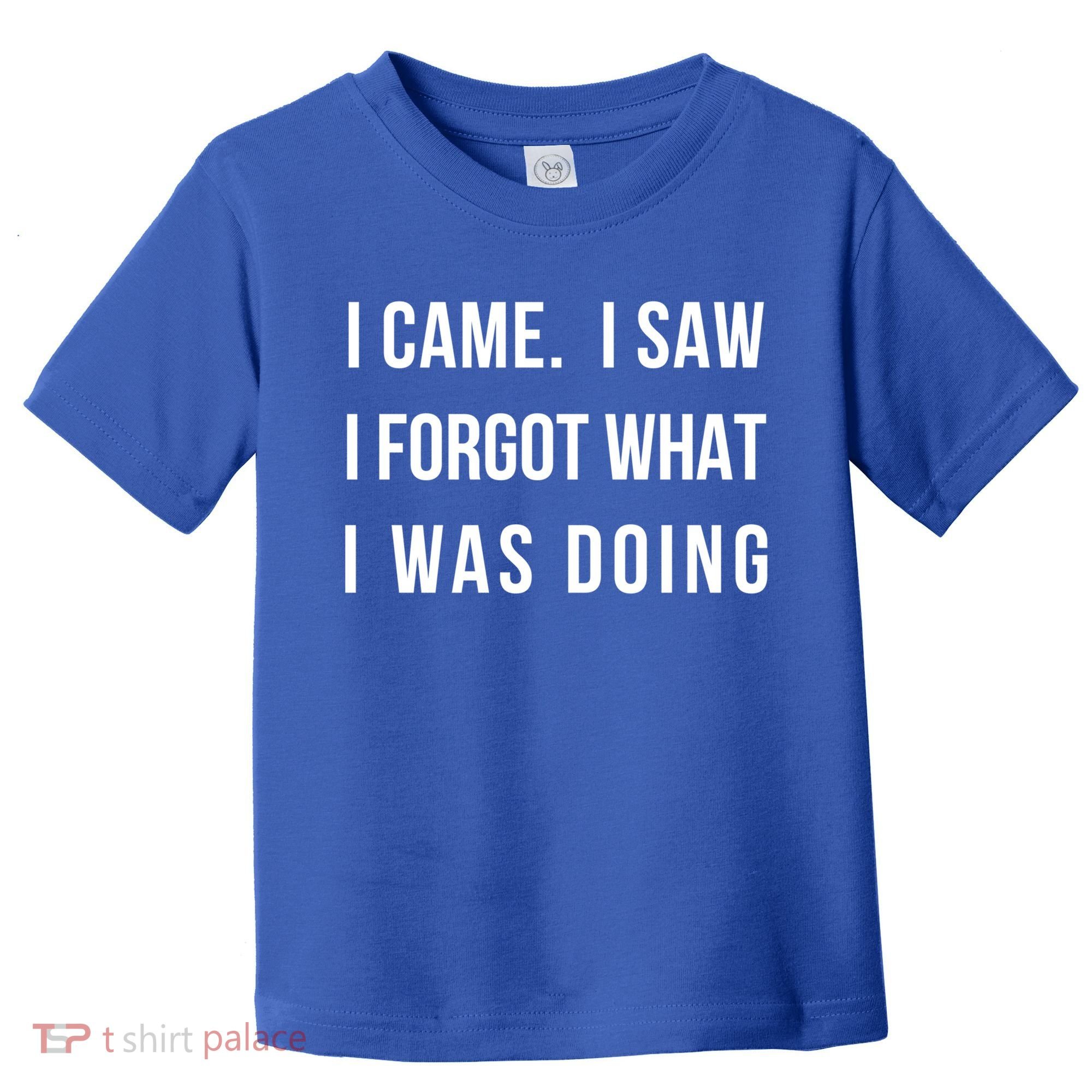 I Came I Saw I Forgot What I Was Doing Sarcastic Tee Gift Toddler T-Shirt
