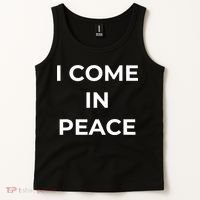 I COME IN PEACE & I'M PEACE Cute Funny Couple Matching New Tank Top thumb 2