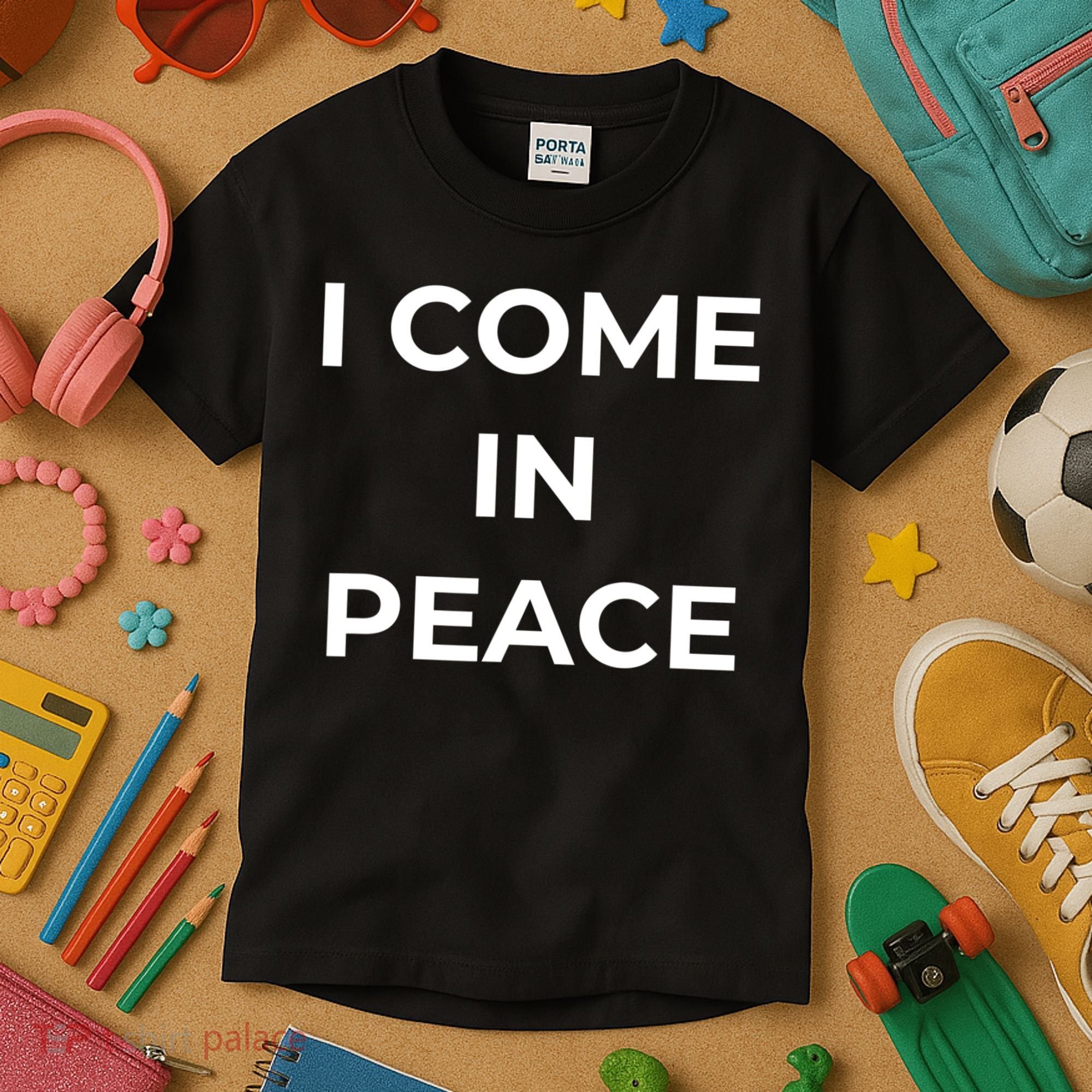 I COME IN PEACE & I'M PEACE Cute Funny Couple Matching New Kids T-Shirt