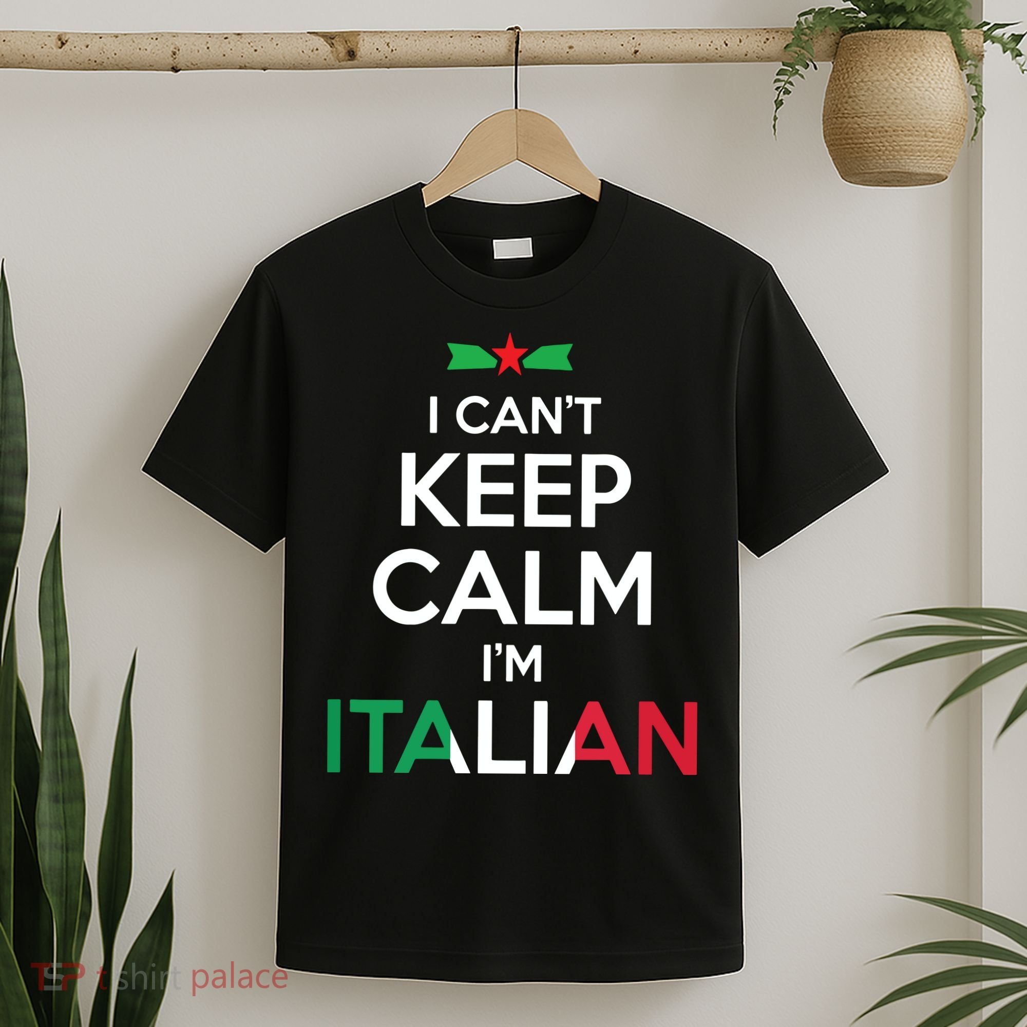 I Cant Keep Calm Im Italian Unisex T-Shirt