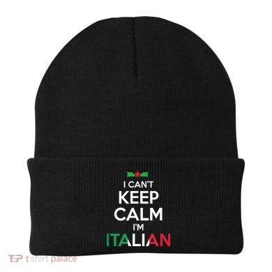 I Cant Keep Calm Im Italian Unisex Beanie