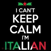 I Cant Keep Calm Im Italian Unisex Coaster thumb 2