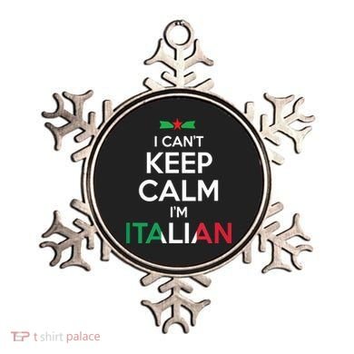 I Cant Keep Calm Im Italian Unisex Ornament