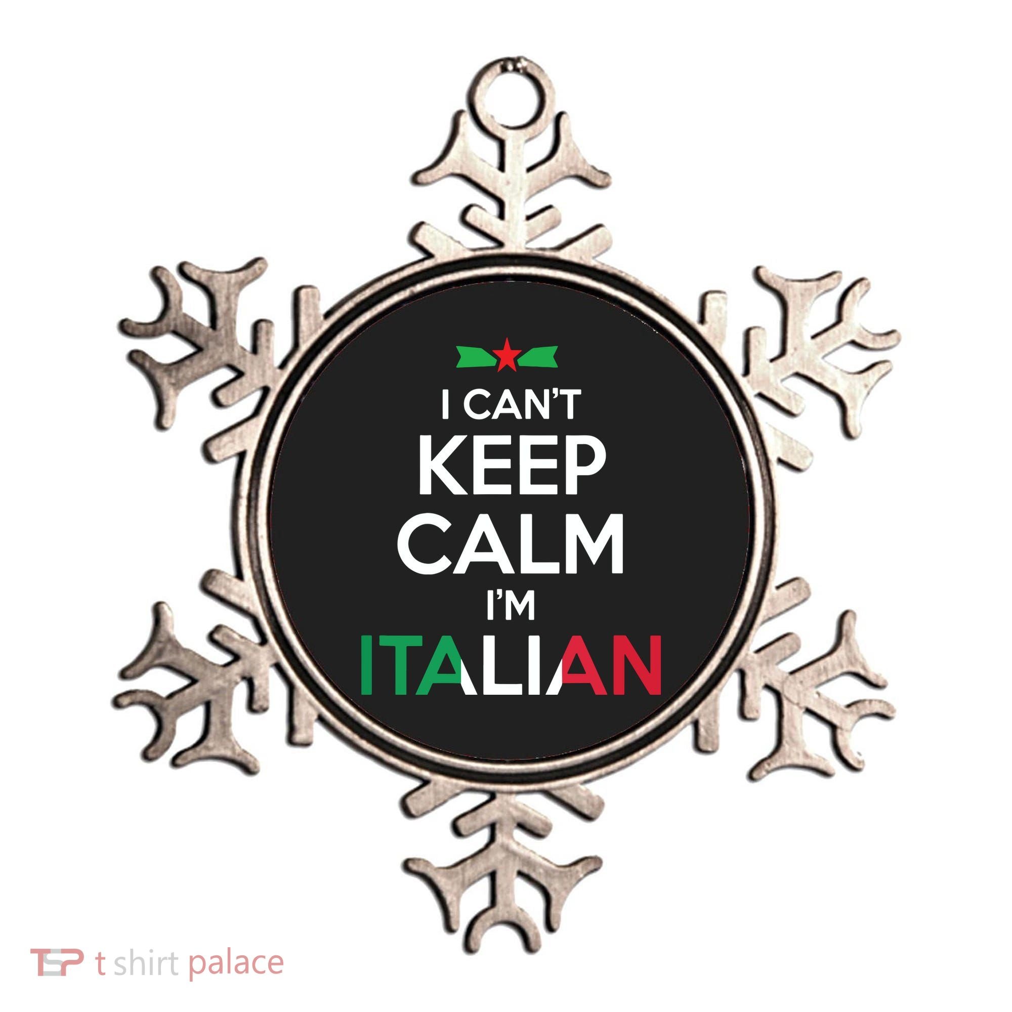 I Cant Keep Calm Im Italian Unisex Ornament