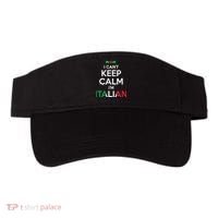 I Cant Keep Calm Im Italian Unisex Visor thumb 0