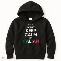 I Cant Keep Calm Im Italian Unisex Kids Hoodie thumb 0