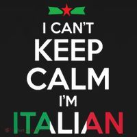I Cant Keep Calm Im Italian Unisex Kids Long Sleeve Shirt thumb 2