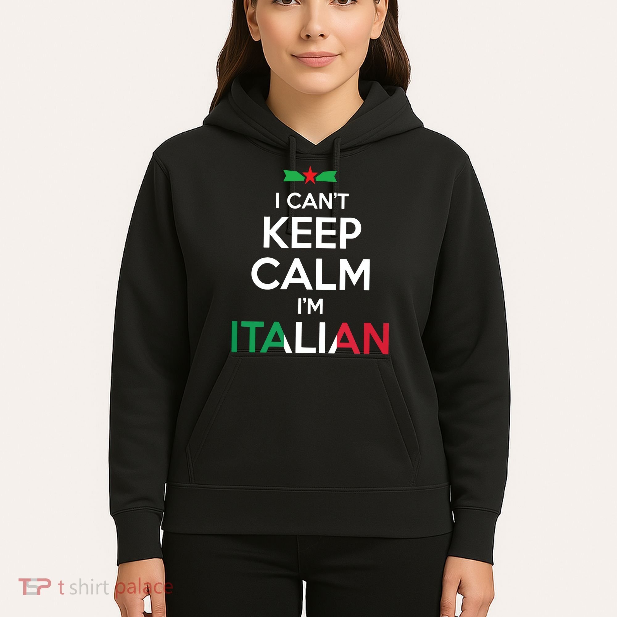 I Cant Keep Calm Im Italian Unisex Hoodie