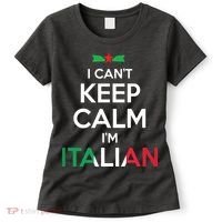 I Cant Keep Calm Im Italian Unisex Women's T-Shirt thumb 0