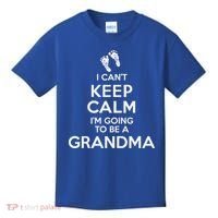 I Can't Keep Calm I'm Going To Be A Grandma Funny Gift Kids T-Shirt thumb 0