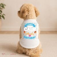 I Cant Keep Calm Its My Aunt Birthday Doggie Tank thumb 2